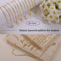 summer beach style 26 letters anklet set